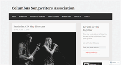 Desktop Screenshot of columbussongwritersassociation.com
